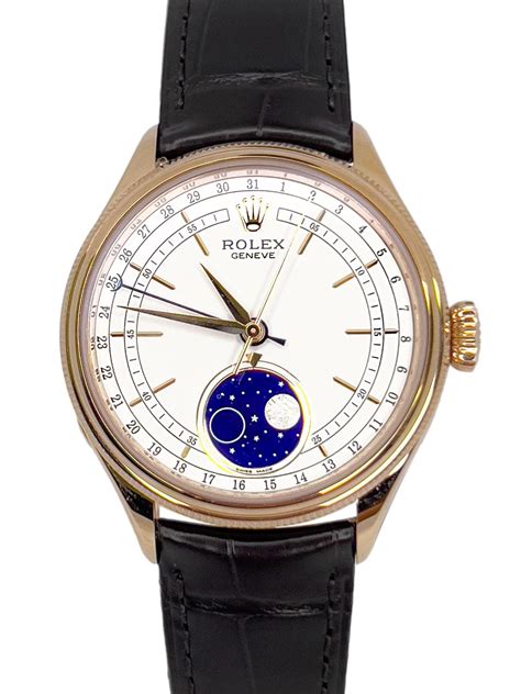 rolex cellini moonphase 50535 - white|rolex cellini diamond bezel.